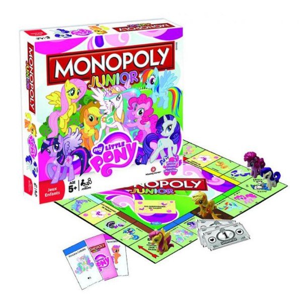 Jeu et plateau du Monopoly Junior My Little Pony